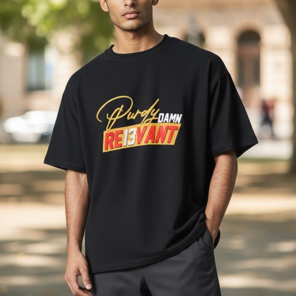Gildan Black Tee with Bold Graphic